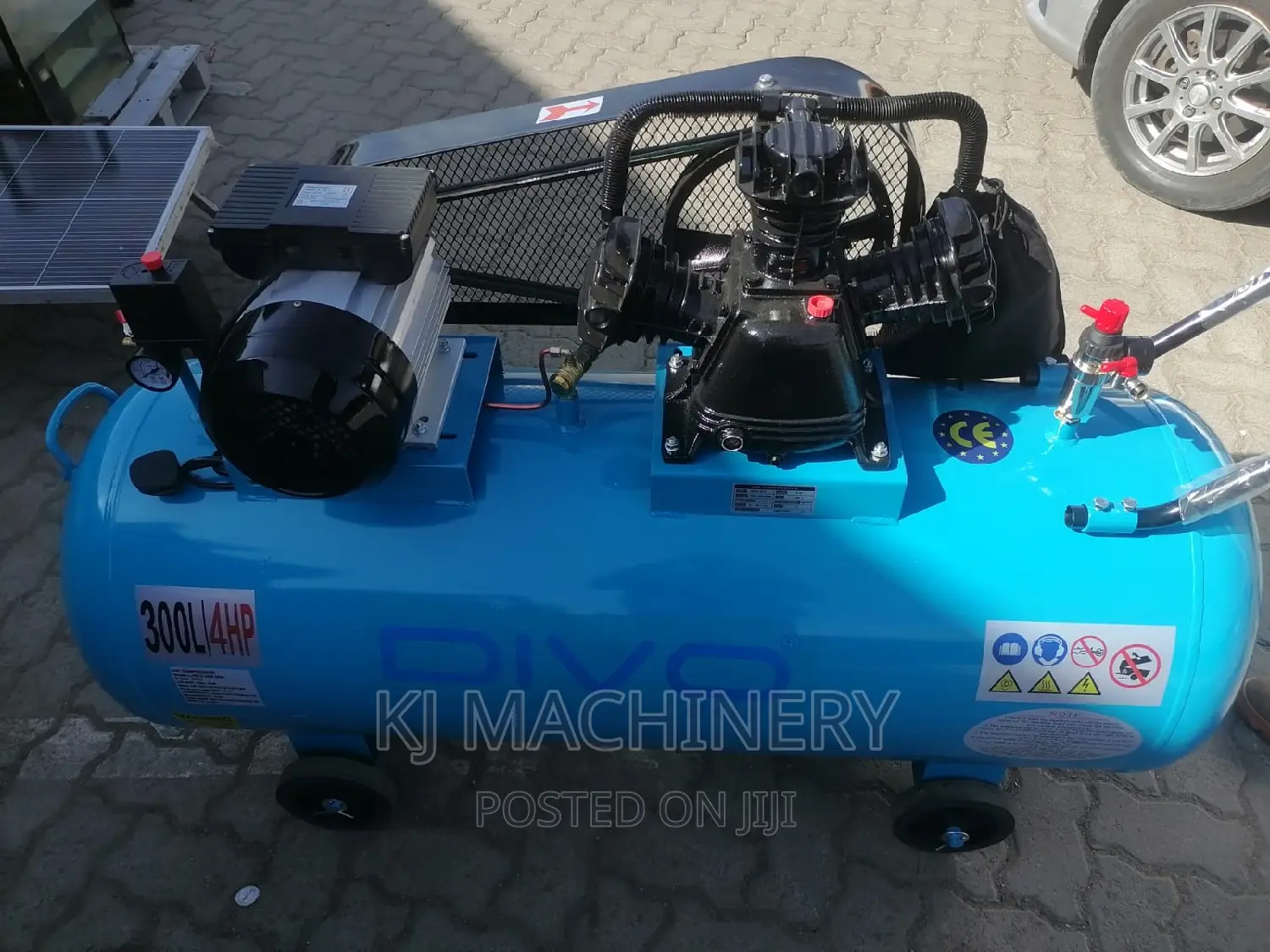 300l Capacity Air Compressor Electric Powered DIVO ITALIAN