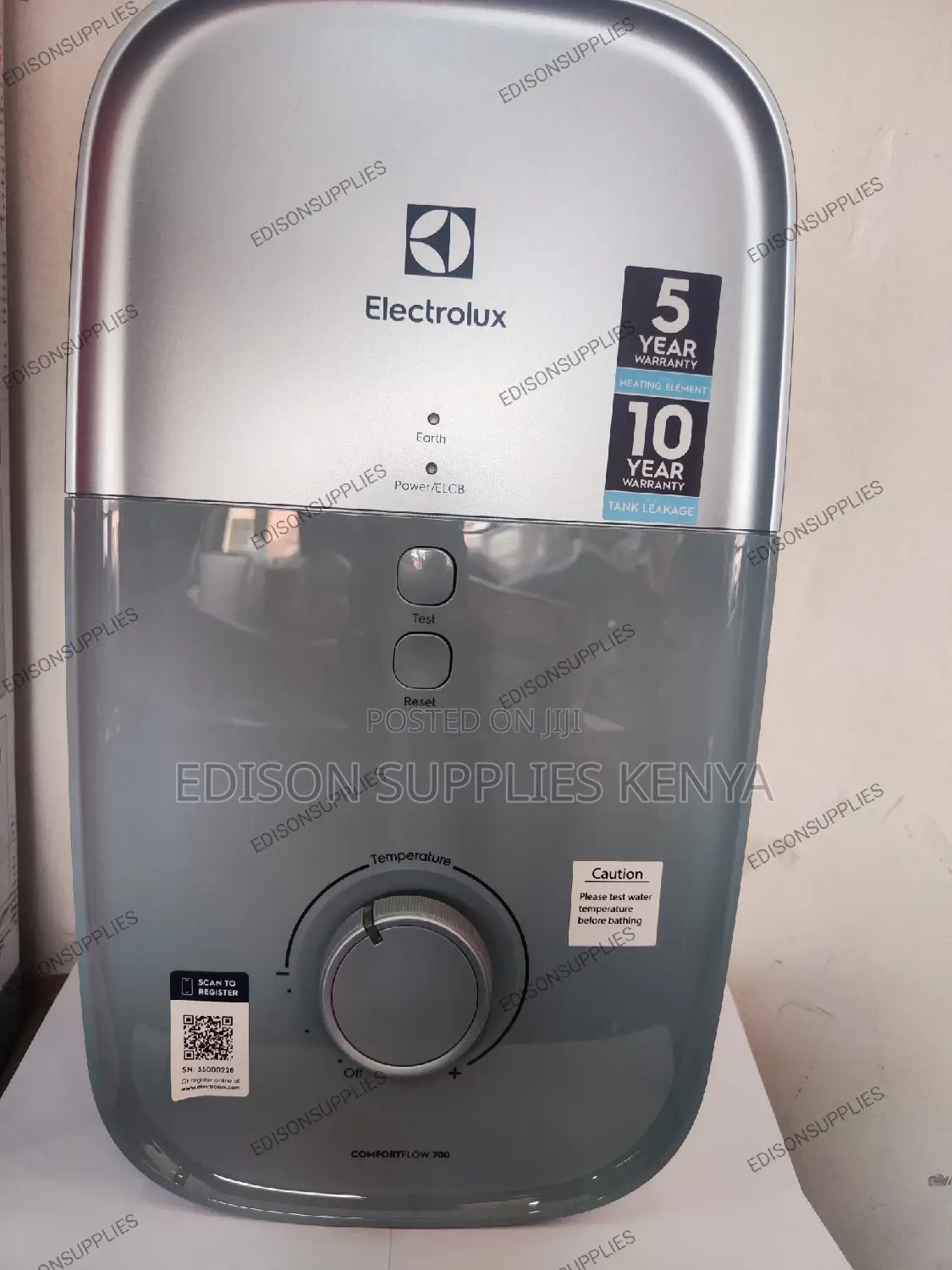 Electrolux Tankless Water Heater Wall Mounted Instant Shower
