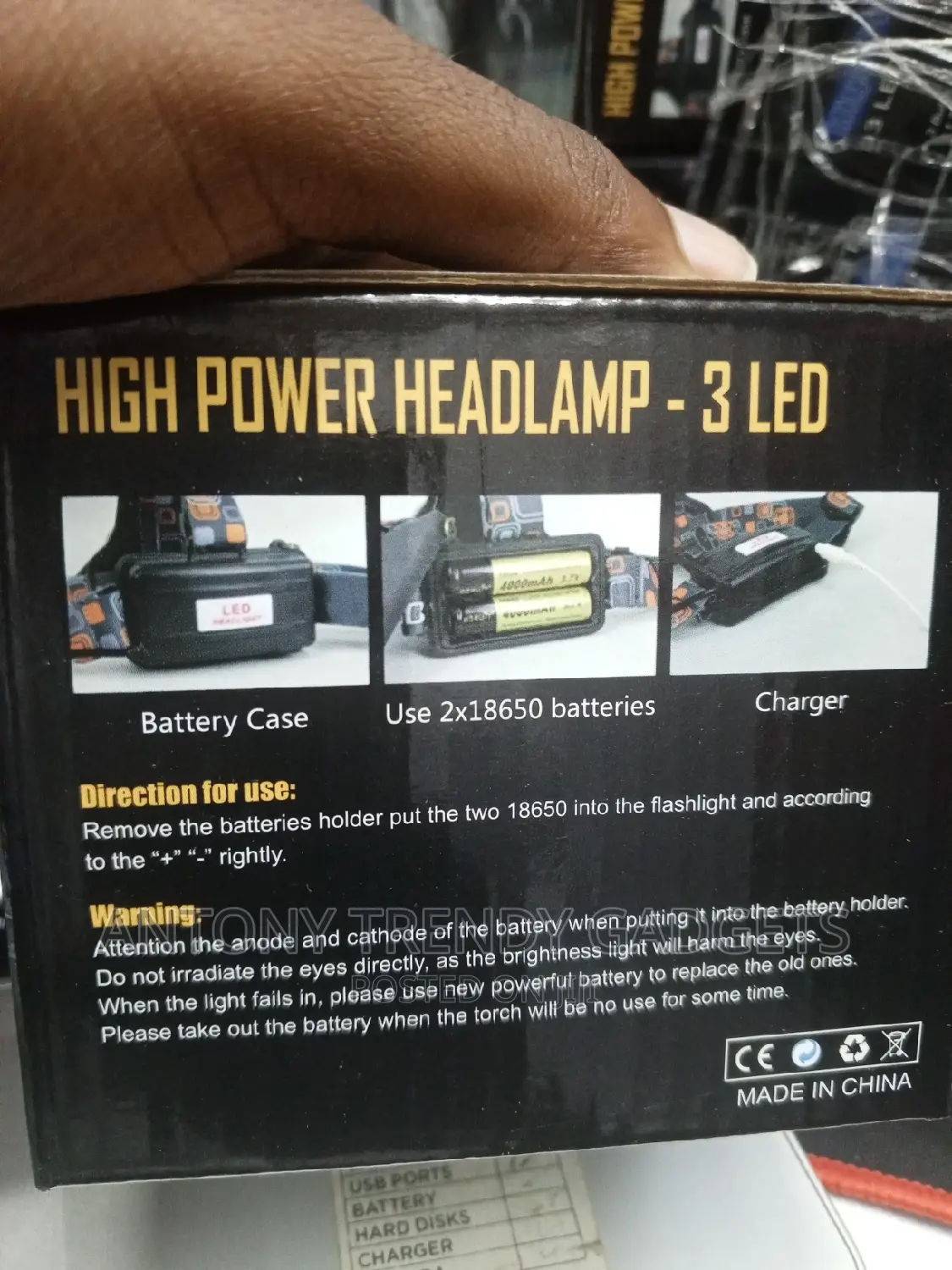 High Power Headlamps, Torches