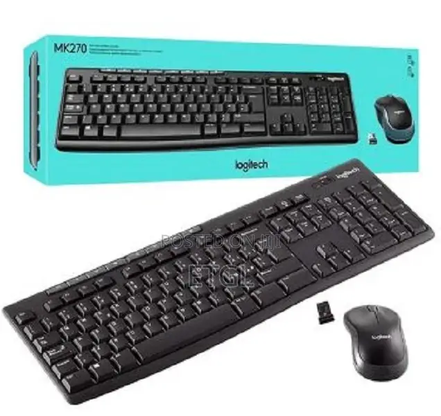 Logitech Wireless Combo - Keyboard + Mouse - Mk270