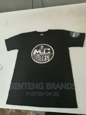 Black Branding Cotton T-Shirts.