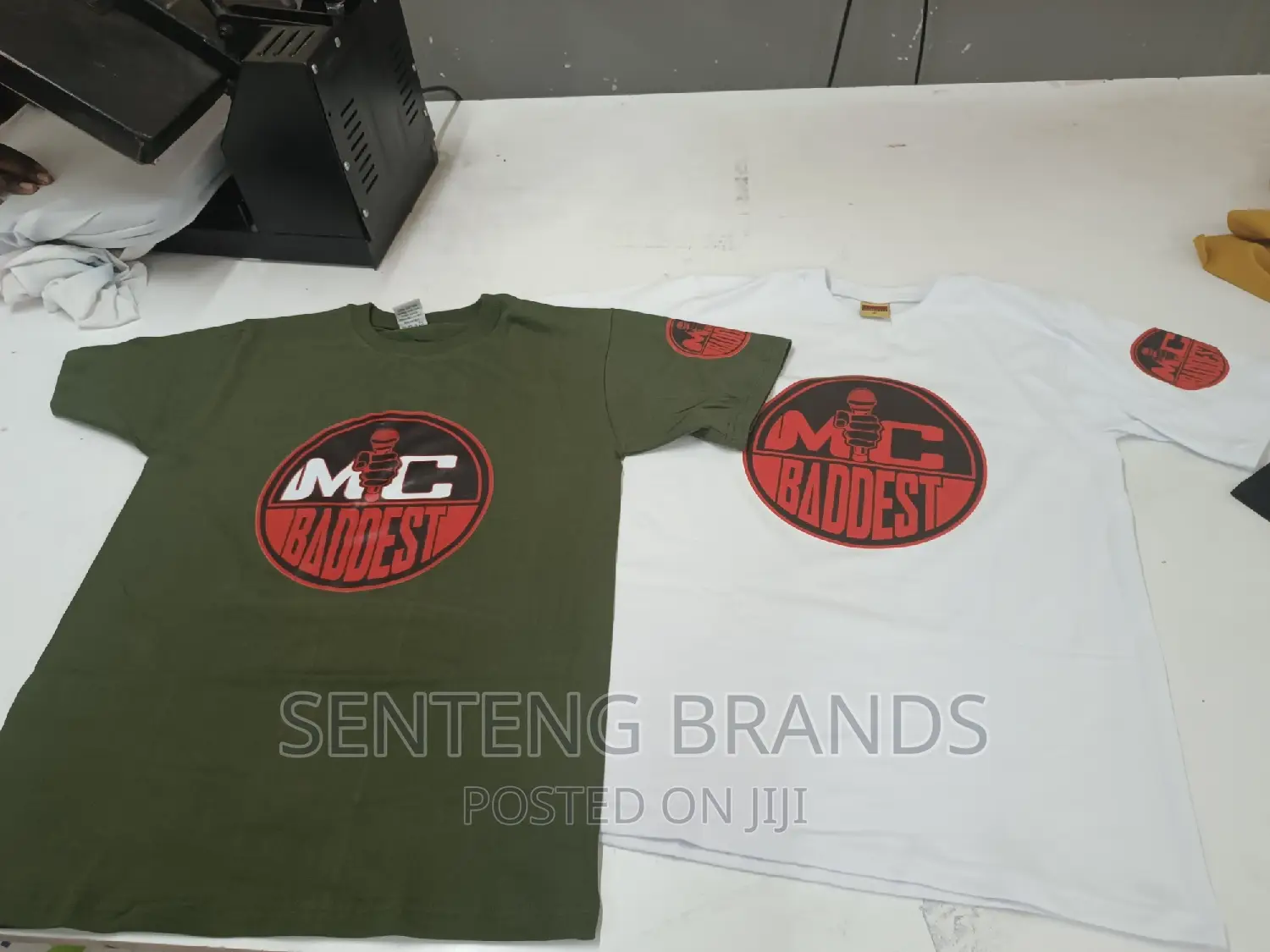 Black Branding Cotton T-Shirts.