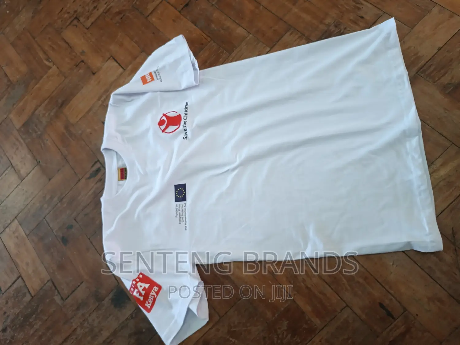Branded White Pure Cotton T-Shirts