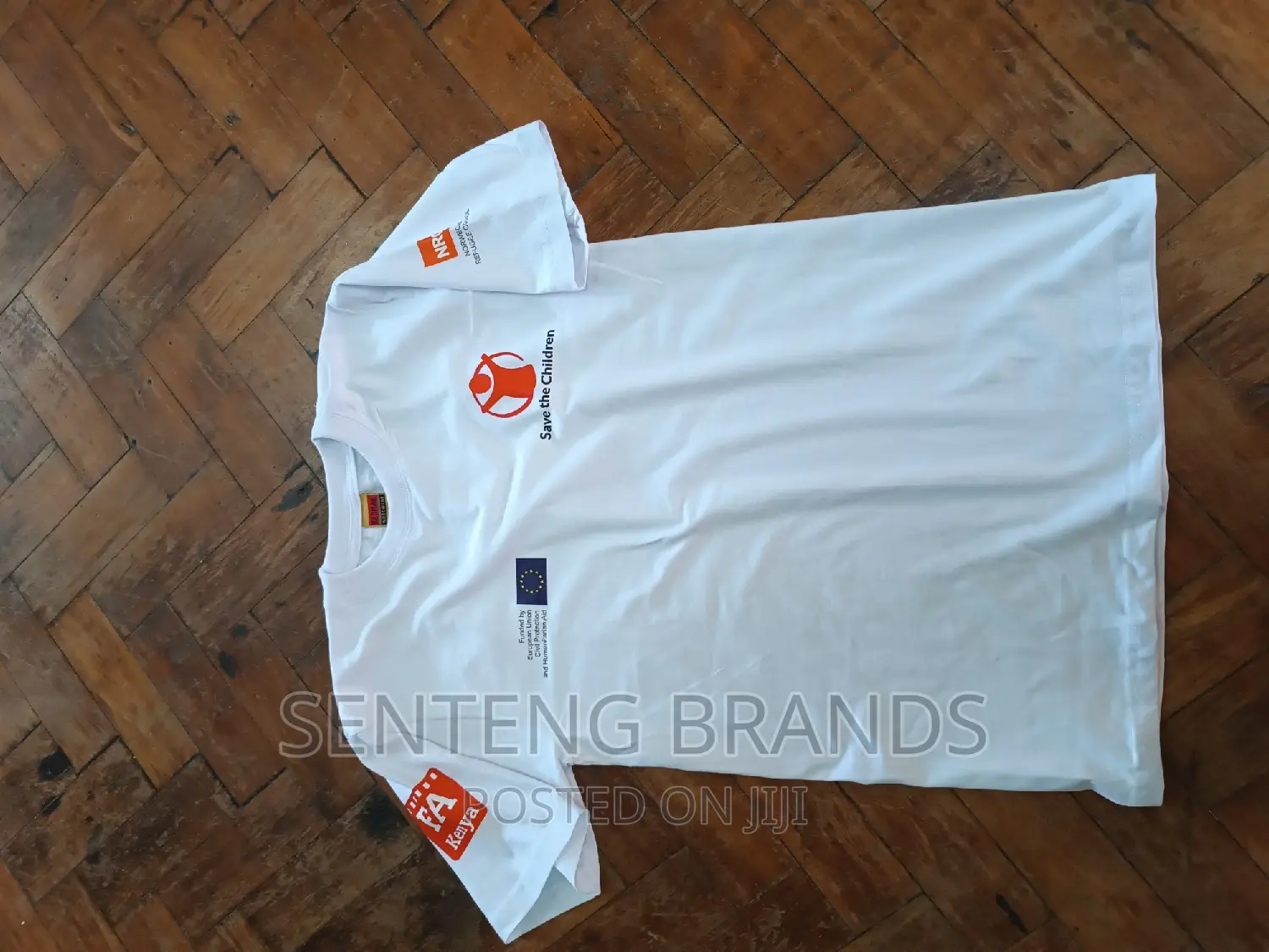 Branded White Pure Cotton T-Shirts