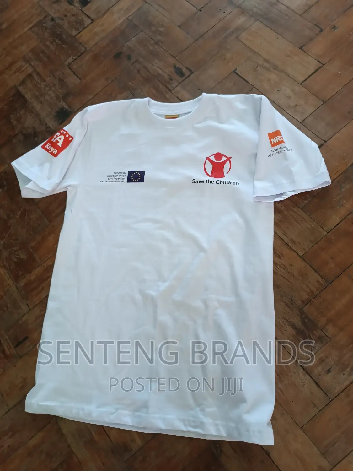 Branded White Pure Cotton T-Shirts