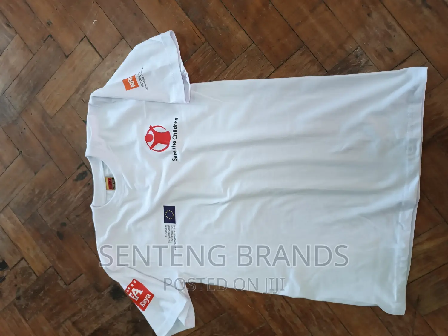 Branded White Pure Cotton T-Shirts