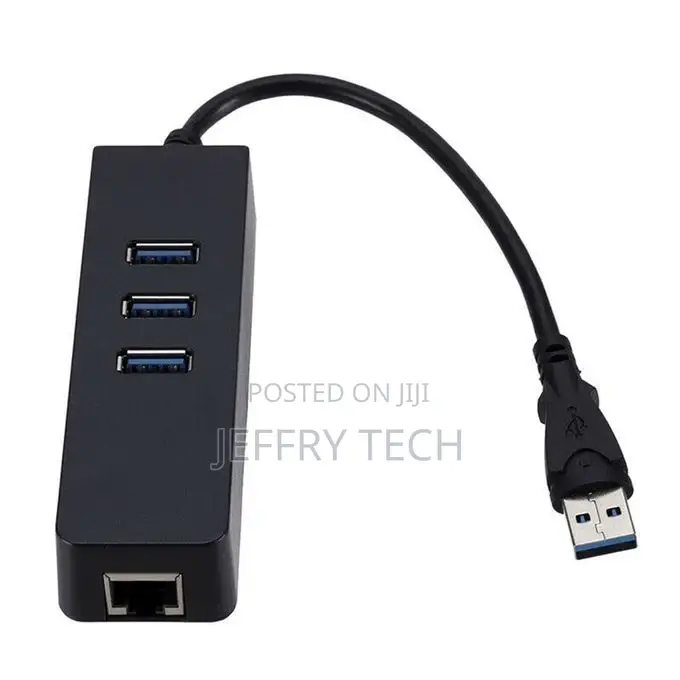 Hot 3 Ports Usb 3.0 Gigabit Ethernet Lan Rj45