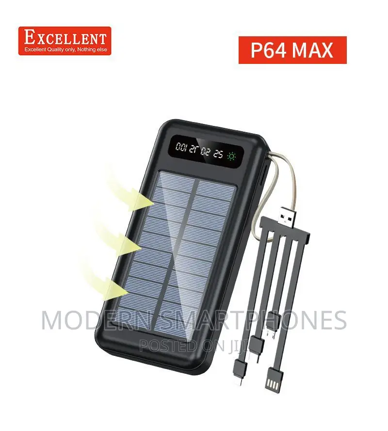 EXCELLENT 20,000mah Solar Powerbank
