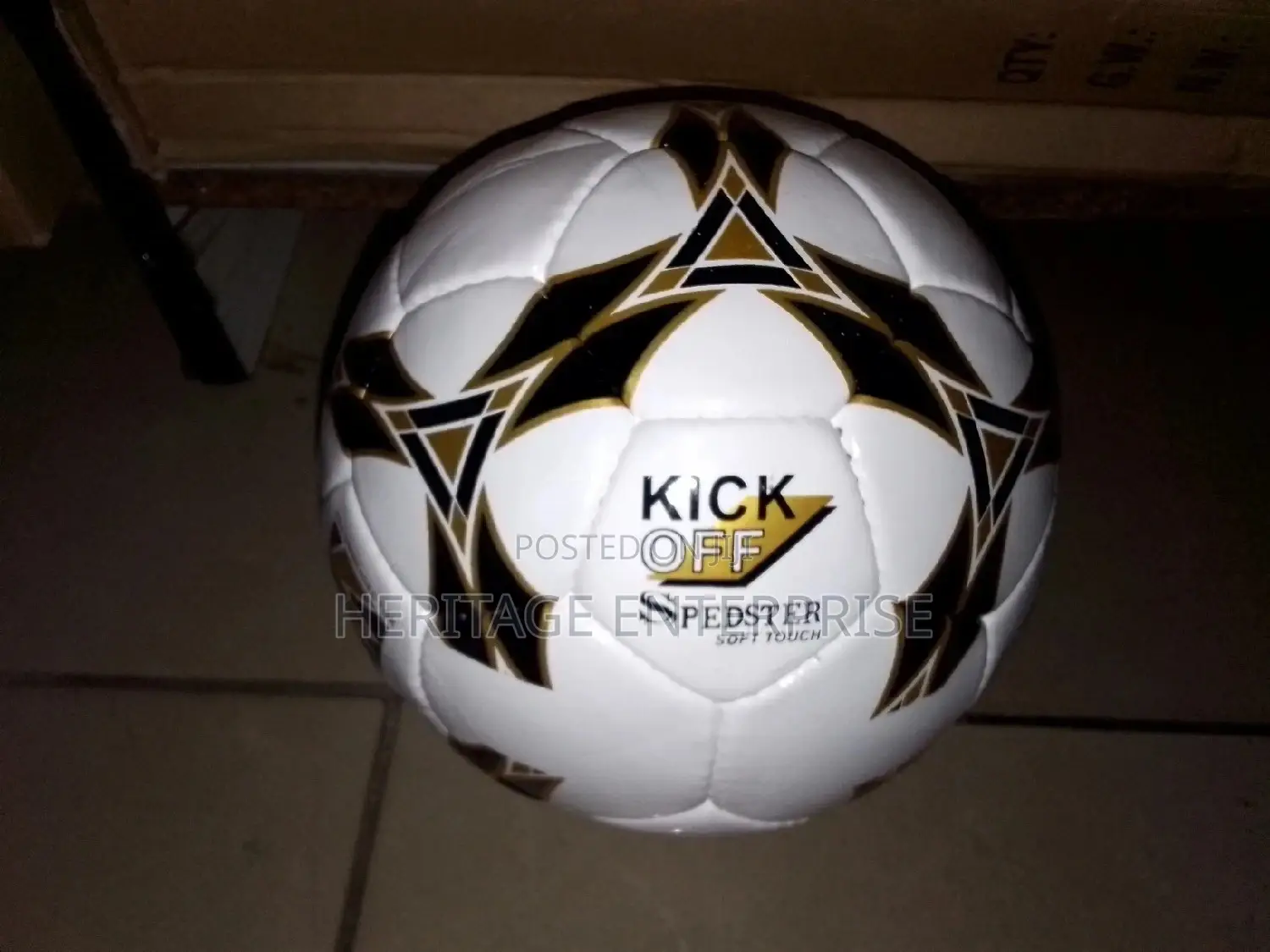 Mikasa Size 5 Soccer Ball Black,Gold White
