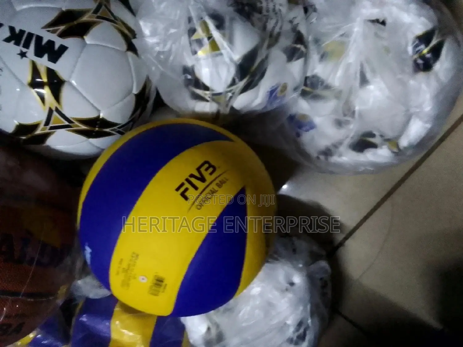 Mikasa Size 5 Soccer Ball and Volleyball