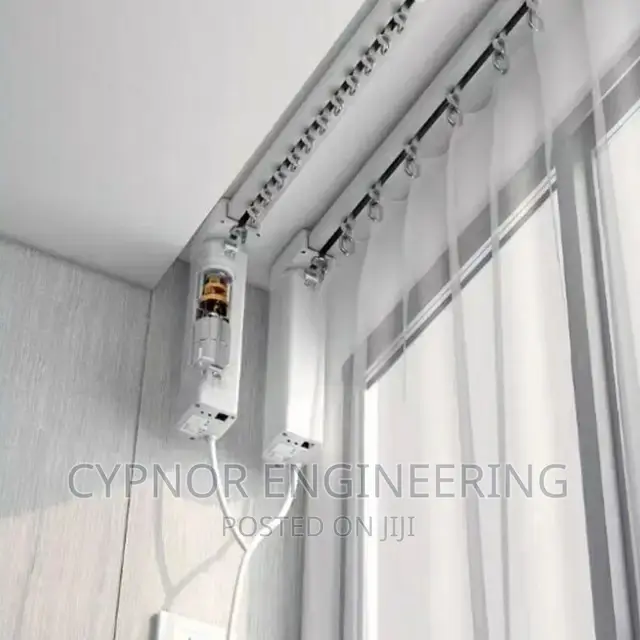 Smart Motorized Aluminium Curtain Rails With Remote Control