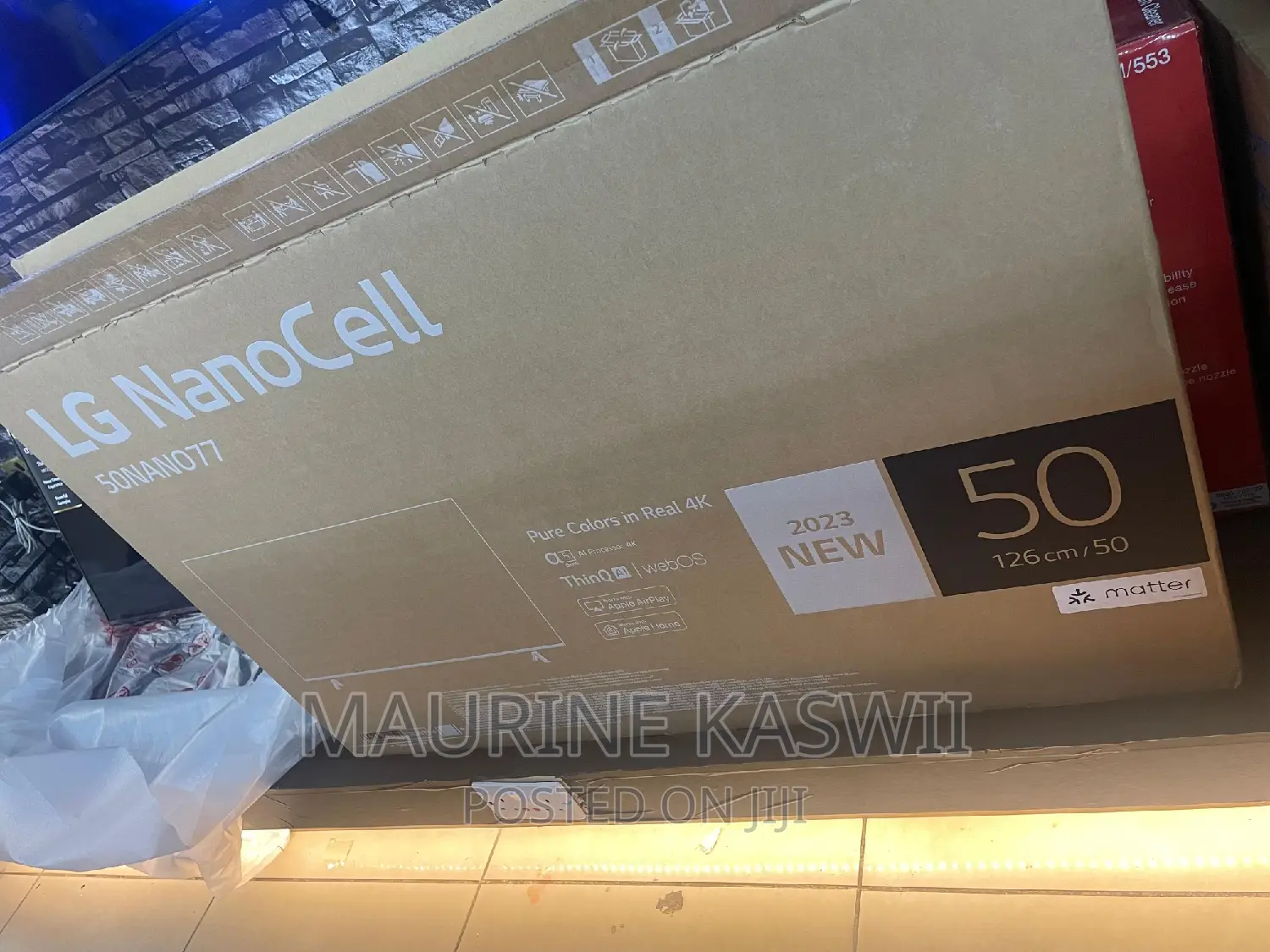 LG Nanocell TV NANO77 50 Inch Smart TV, 2023