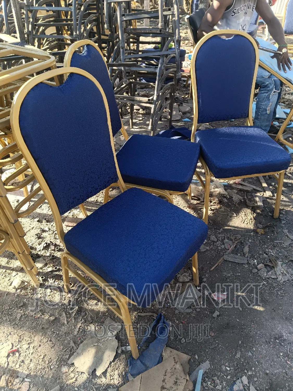 Conference Chairs, Powder Coated.