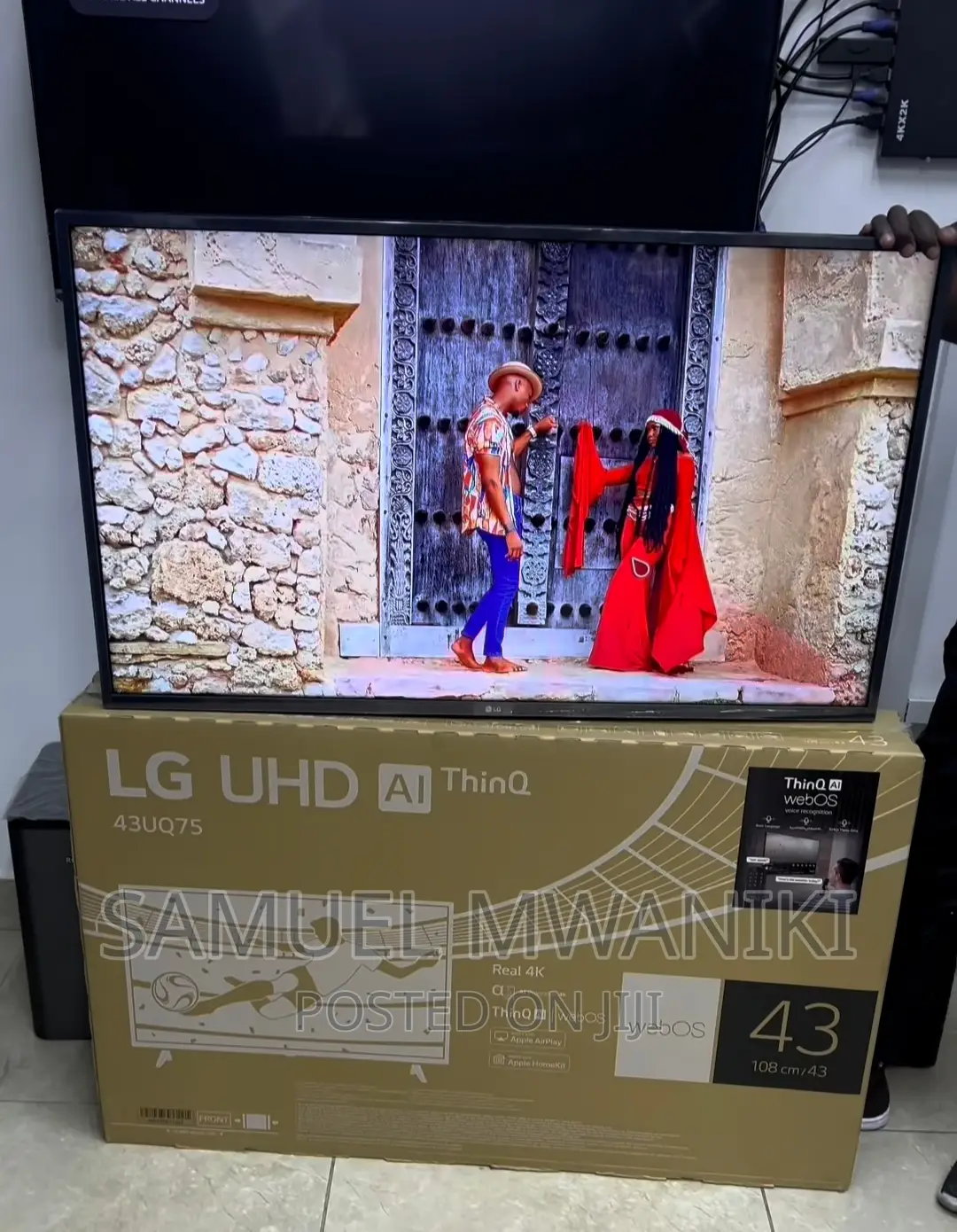 Lg 43′′ Uq75 Webos Smart Uhd Tv With Magic Remote