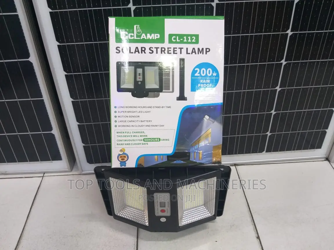 Cclump 200 Watts Rain Proof Solar Street Lamp