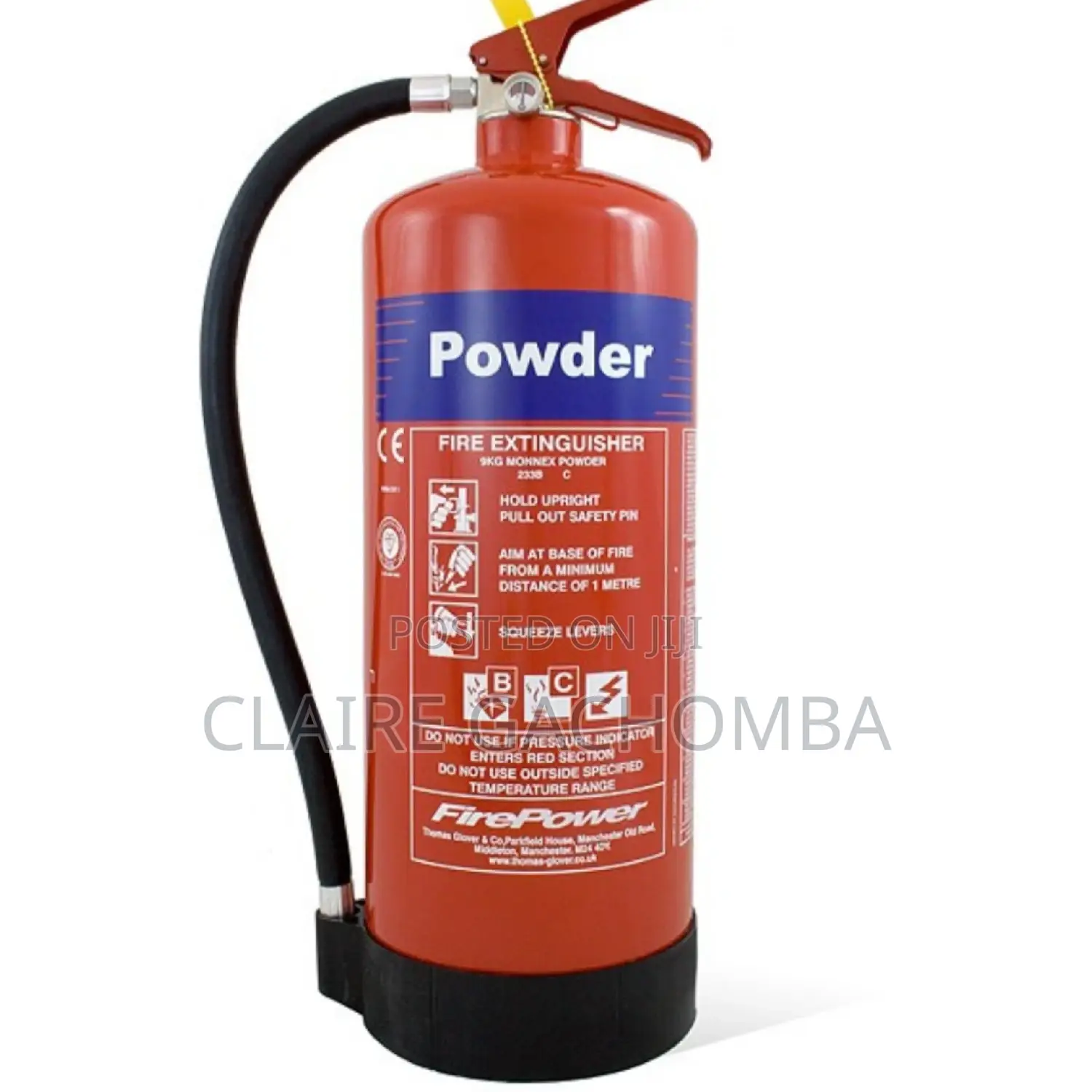 Dry Powder Fire Extinguisher 9kgs