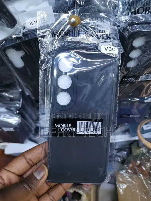 Lg V30 Black Silicone Back Cover Case