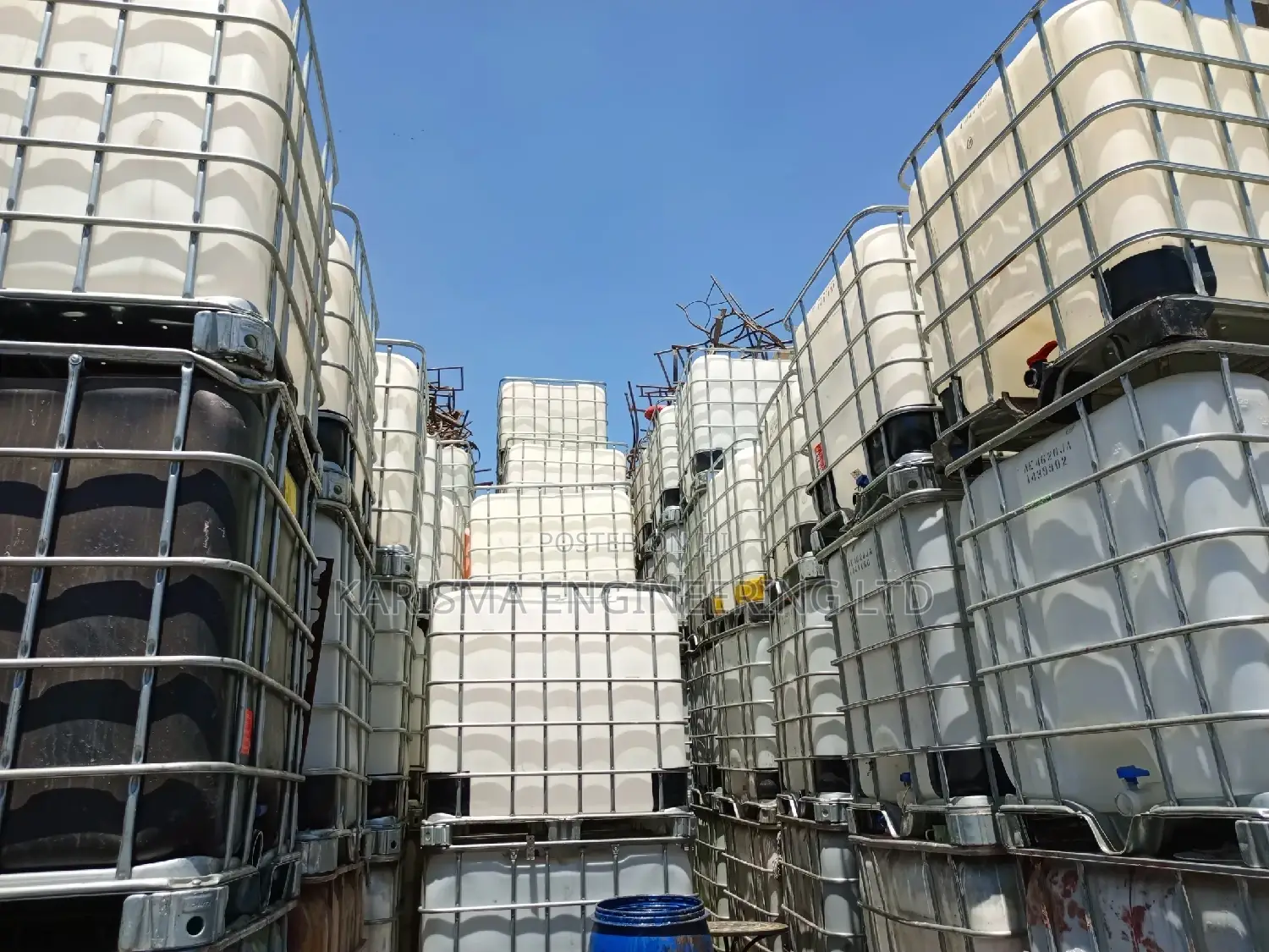 Steel Cage Ibc Water Tank 1000ltrss