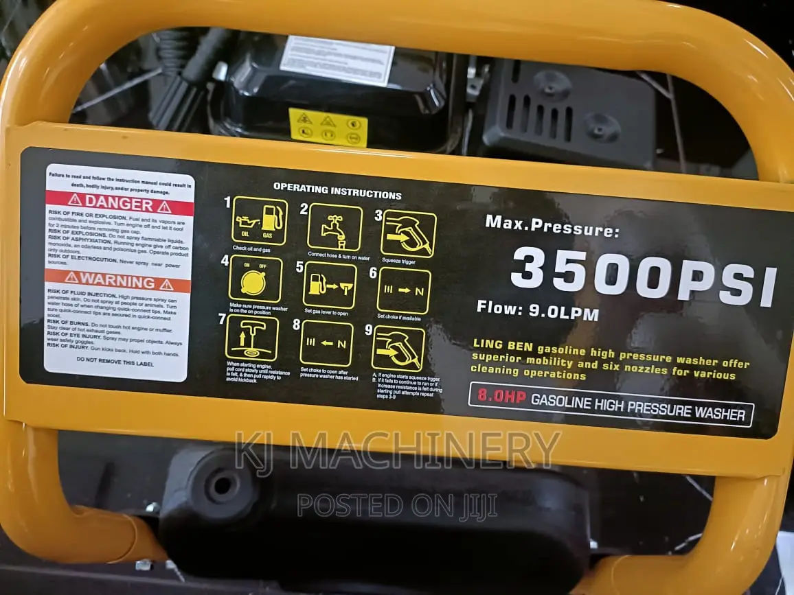 Petrol Highpressure Washer 3500psi Heavy Duty AICO BRAND