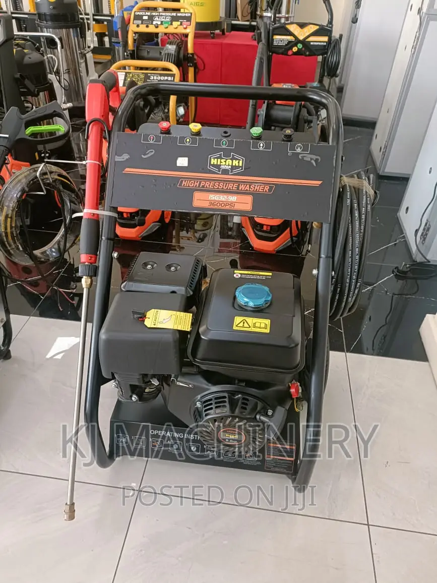 Gasoline Hisaki Highpressure Washer Heavy Duty Brand
