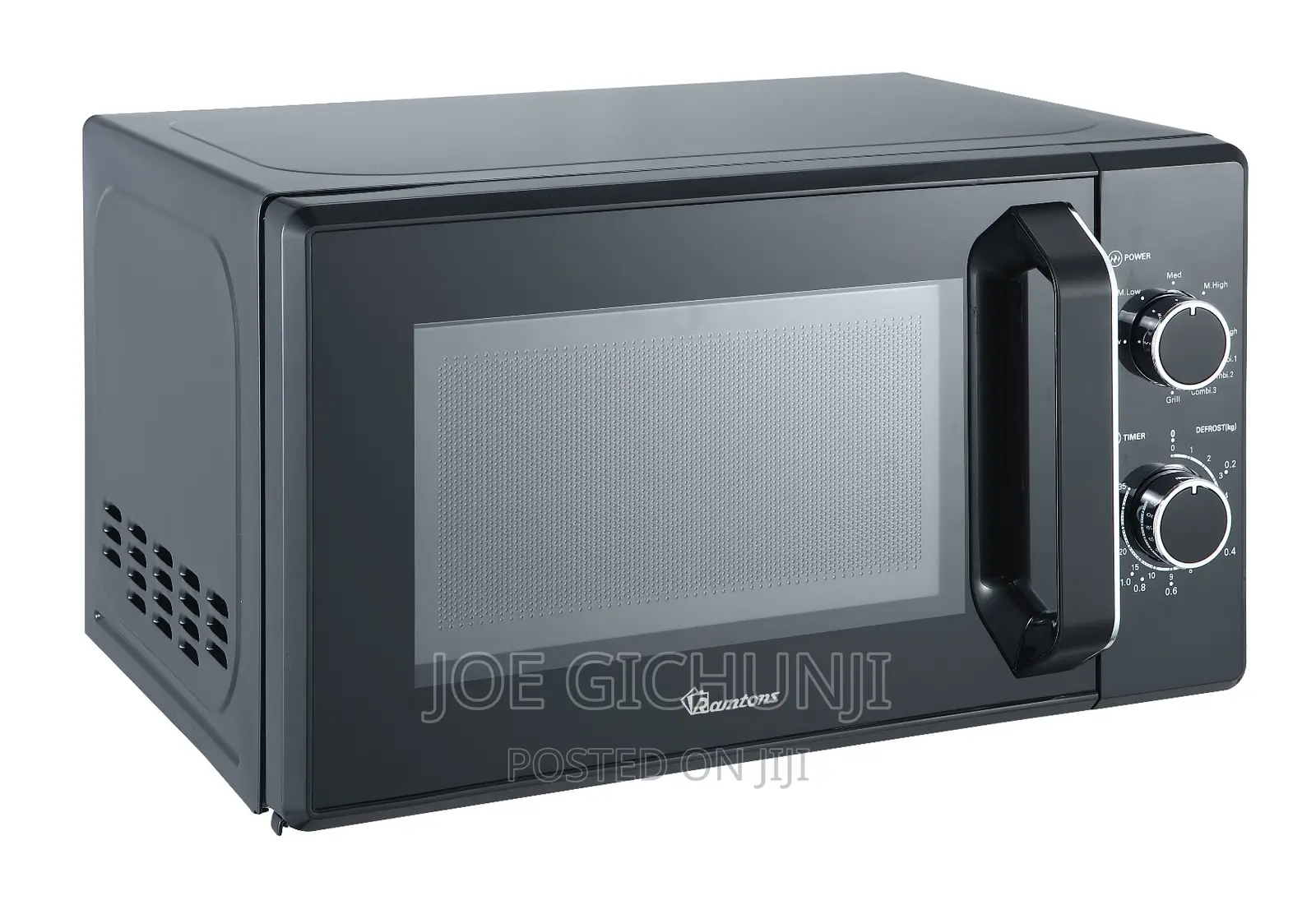 20 Liters Manual Microwave Black- Rm/573