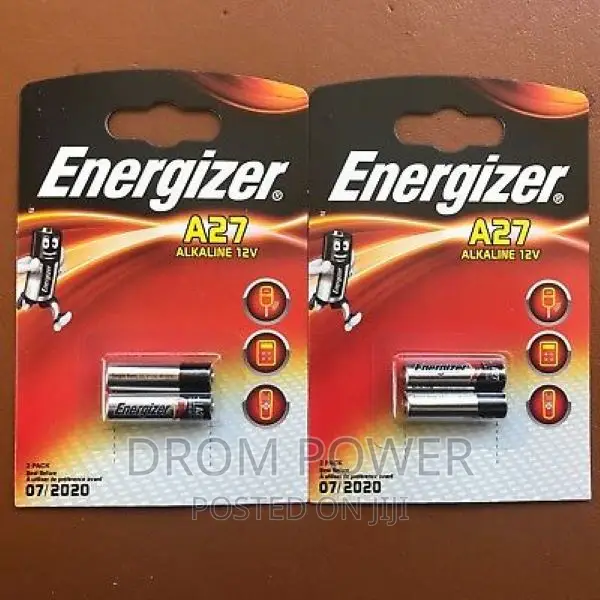 Energizer A27 12V Alkaline Batterries 2 Pack