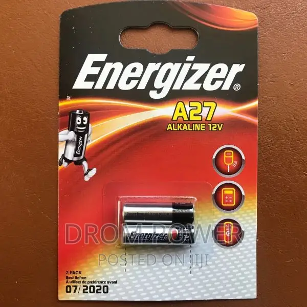 Energizer A27 12V Alkaline Batterries 2 Pack