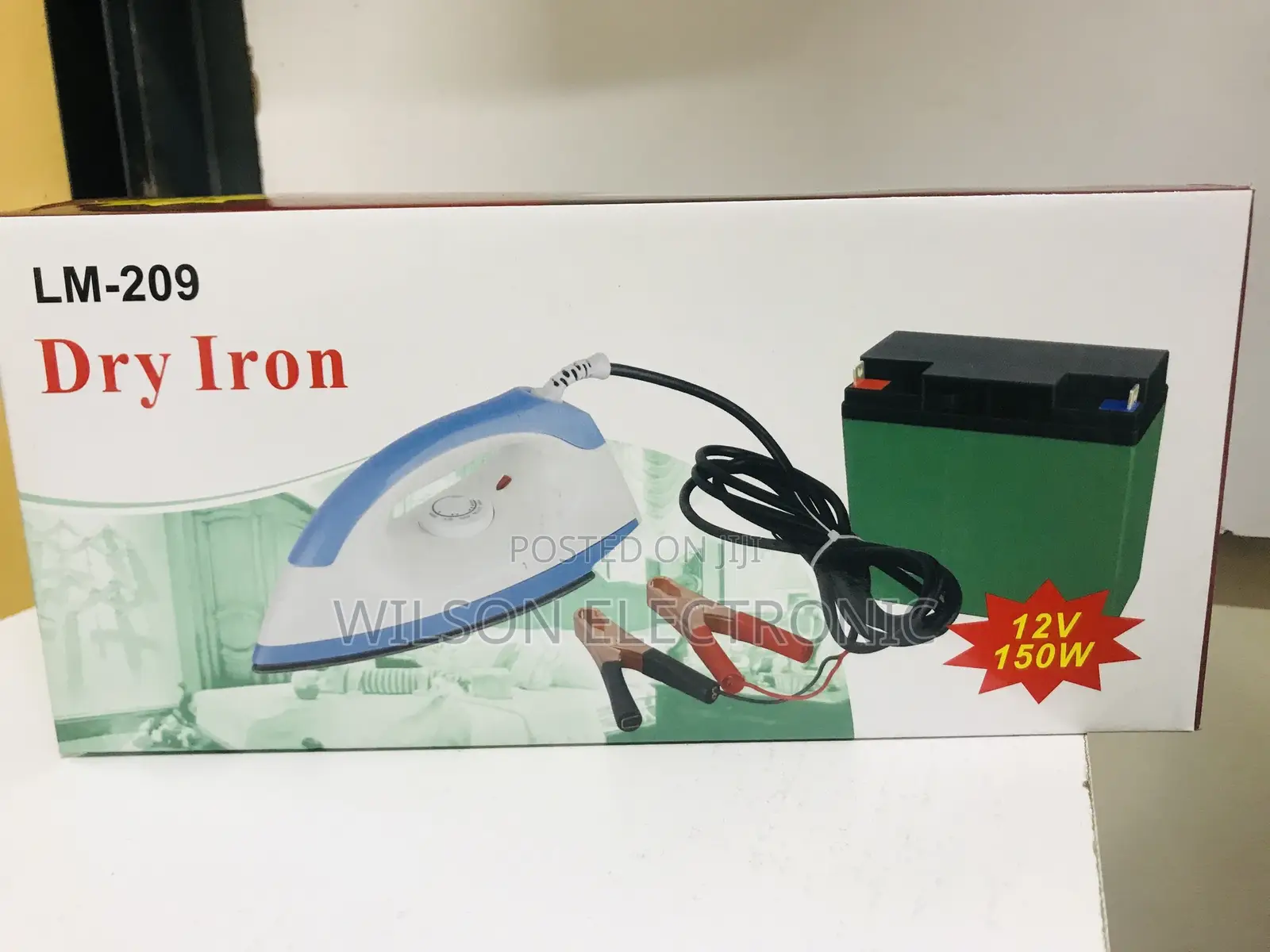Dry Iron. DC 12v/150w