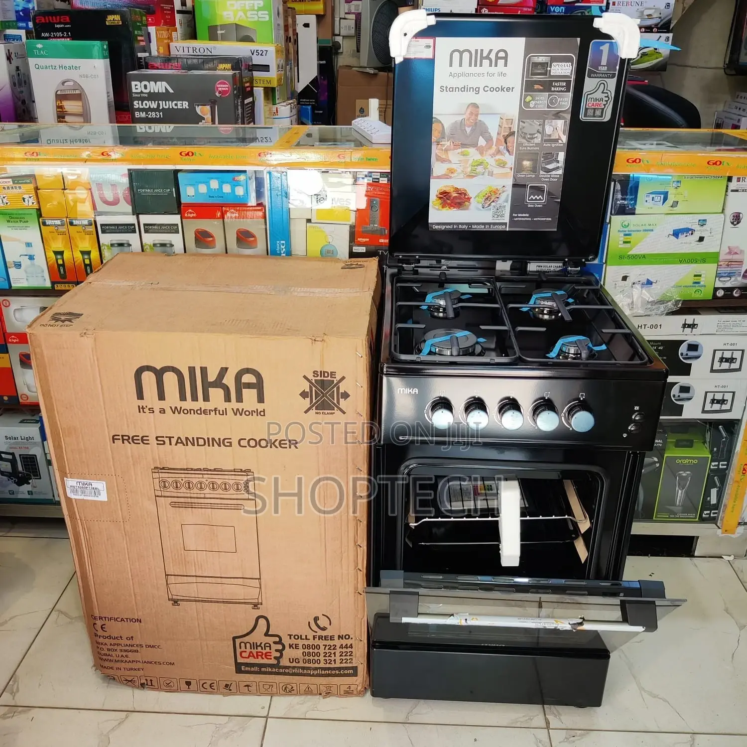 *Mika Standing Cooker All Gas 50cm*60cm