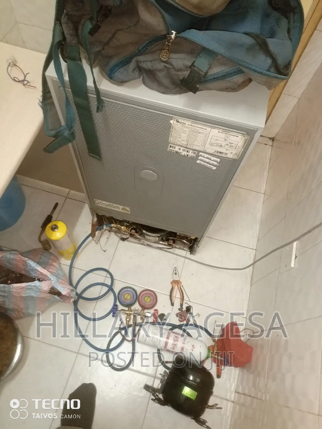 Min Fridge Compressor Replacement