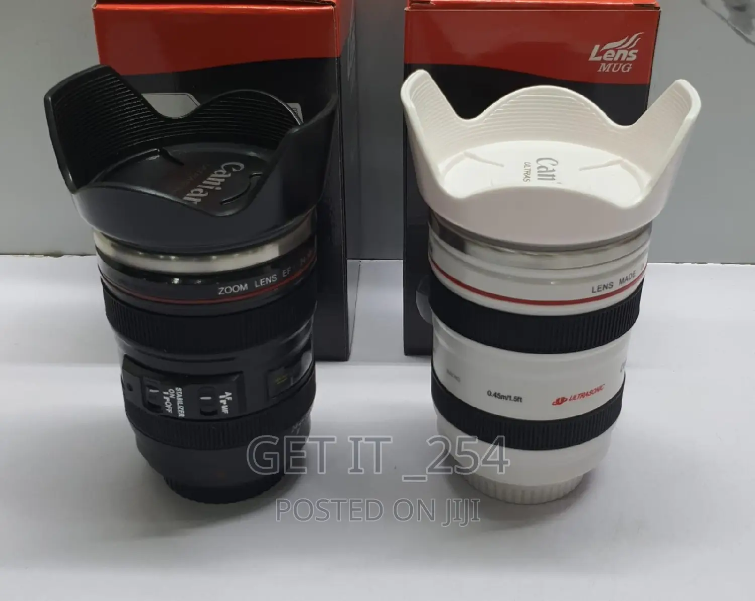 *400ml Camera Lens Thermocup Available in 2 Colours