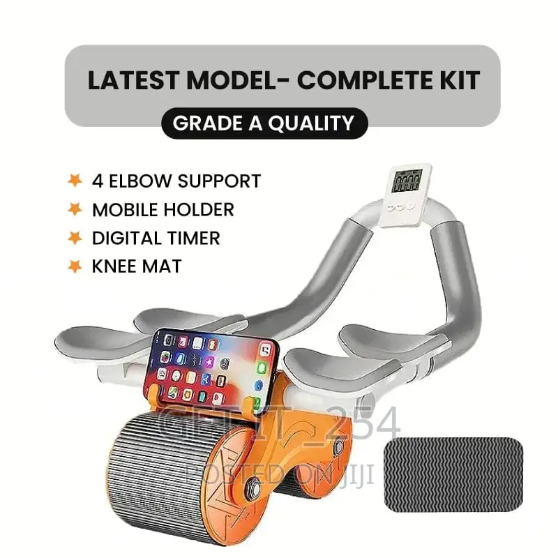 4 Elbow Pad Automatic Rebound Healthy Abdominal Wheel