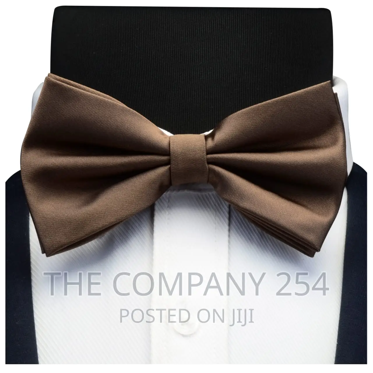 GUSLESON Silk Solid Pre-Tied Bow Tie for Men Purple Black .