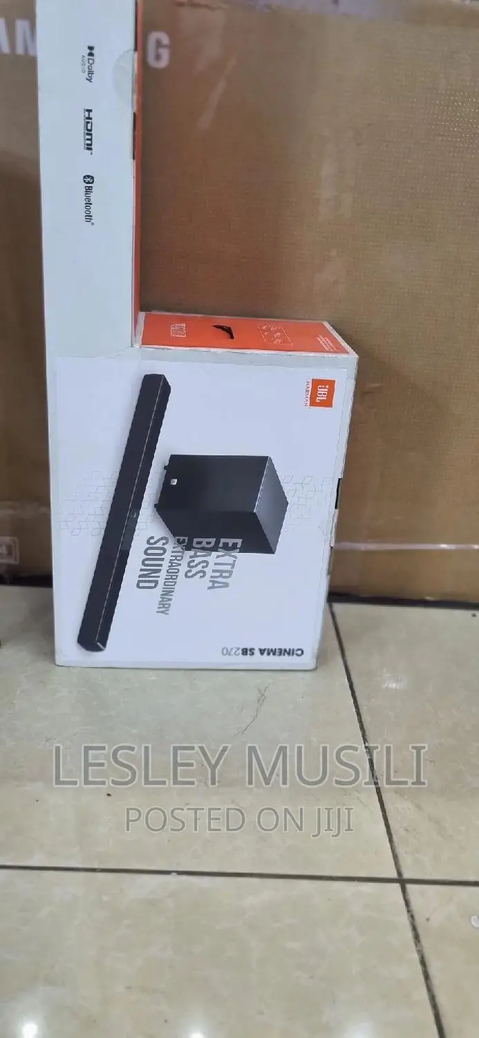 JBL Cinema SB270 Channel Soundbar With Wireless Subwoofer,