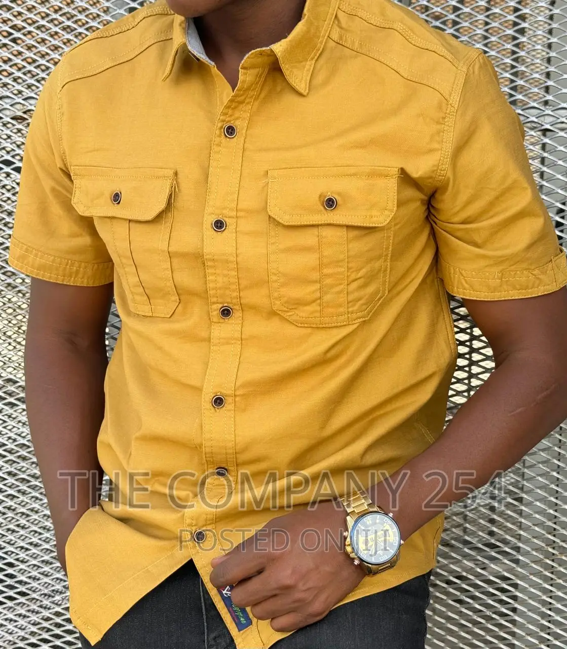 Double Pocket Short Sleeved Khaki Shirts 
Ksh.1500