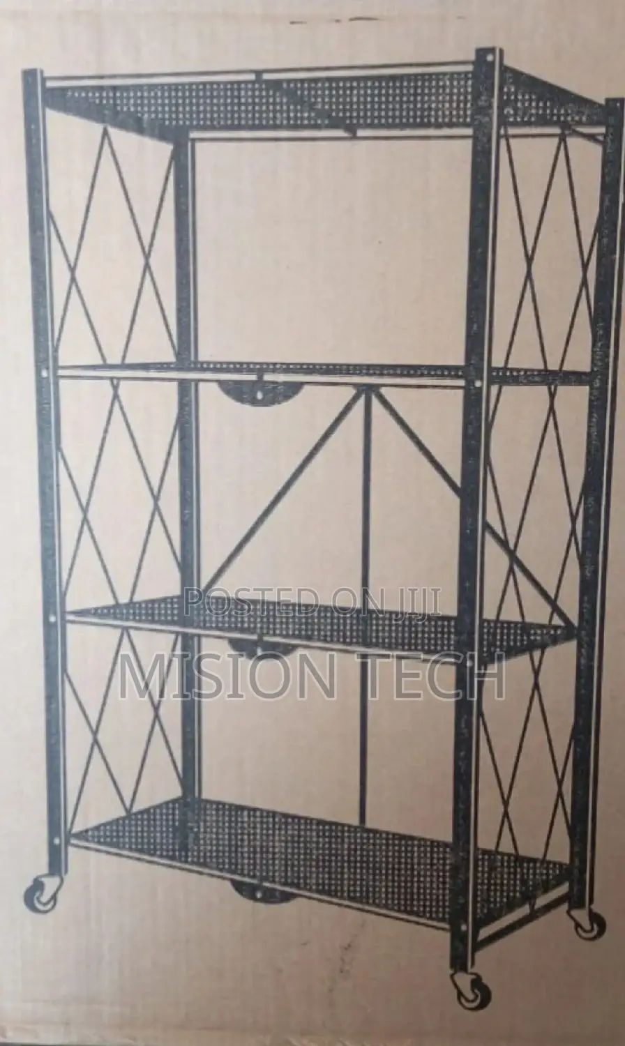 Foldable Kitchen Rack 5 Tier