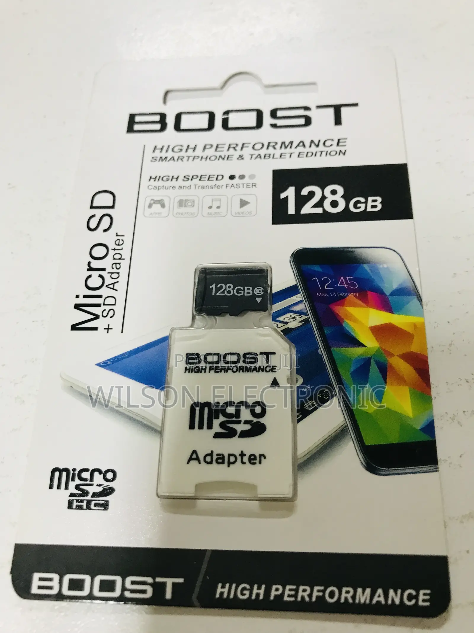 Boost High Speed Performance Memory Card. 128gb