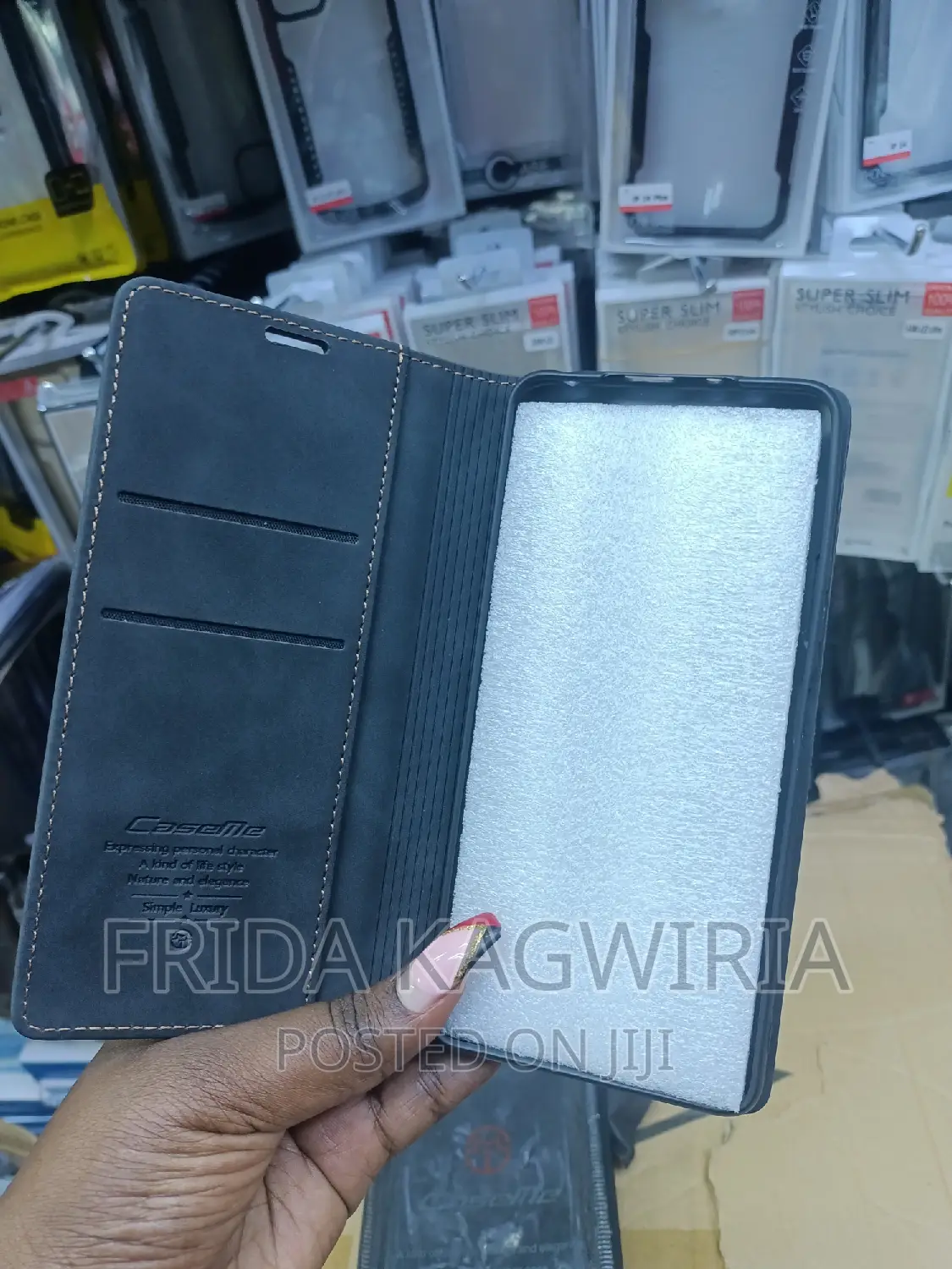 Redmi Note 10 Pro Caseme Leather Flip Cover