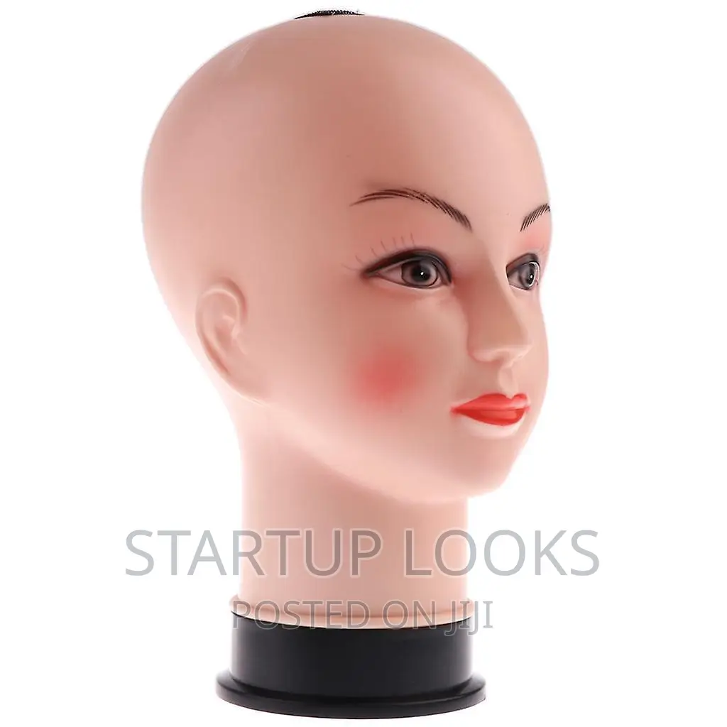 Dummy Mannequin Head Bald Rubber