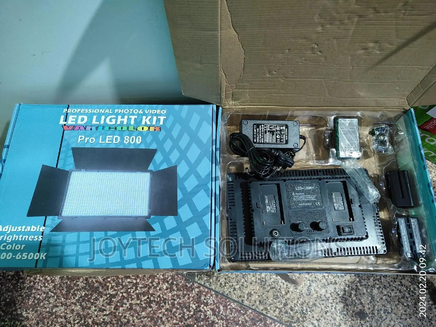 New Professional Photo Video LED Light Kit Pro LED 800