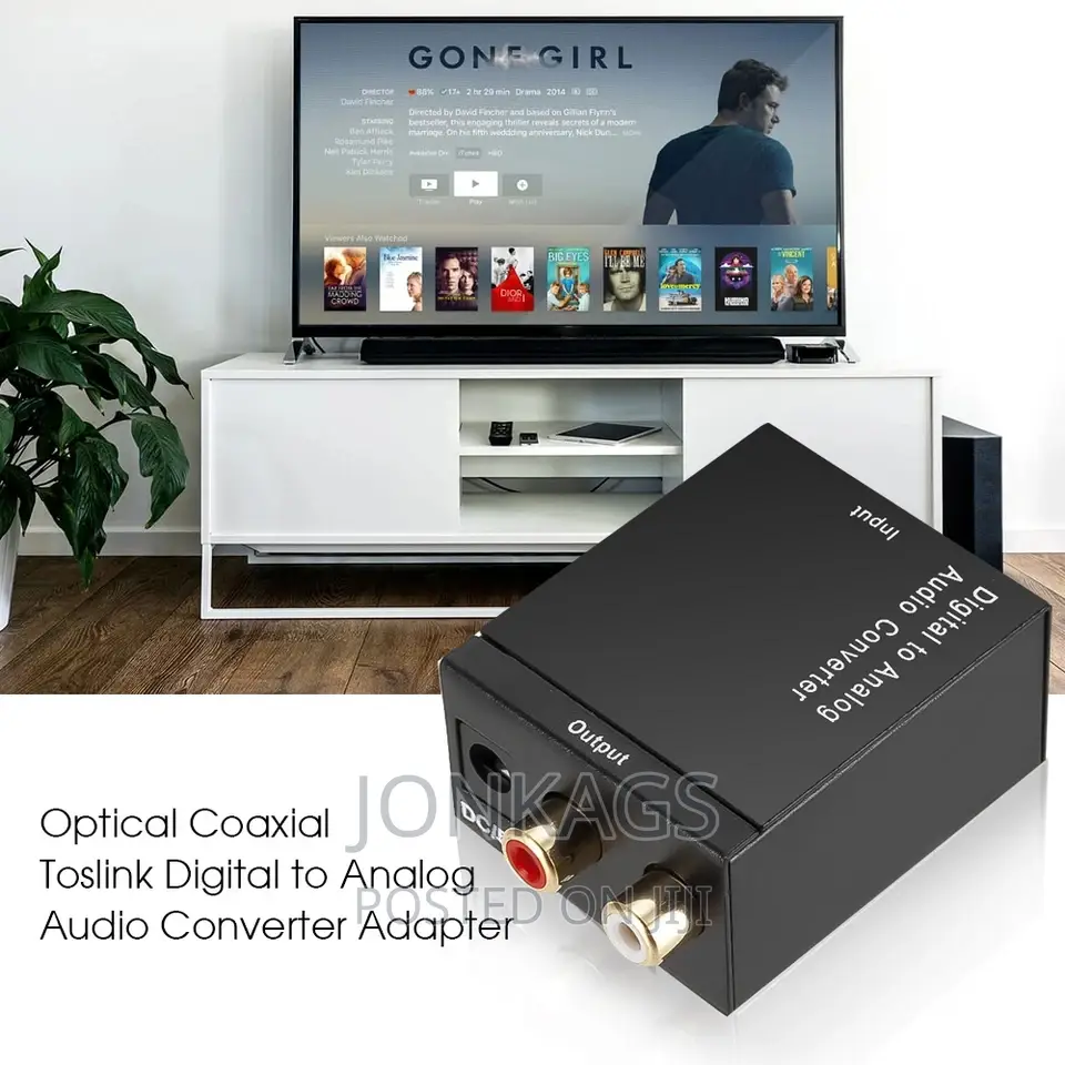 Audio Converta Digital to Analogue Coaxial/Toslink to AV/RCA