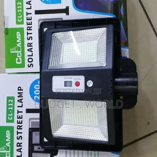 Rain Proof Cclamp Cl-112 Solar Street Lamp- 200 Wats.