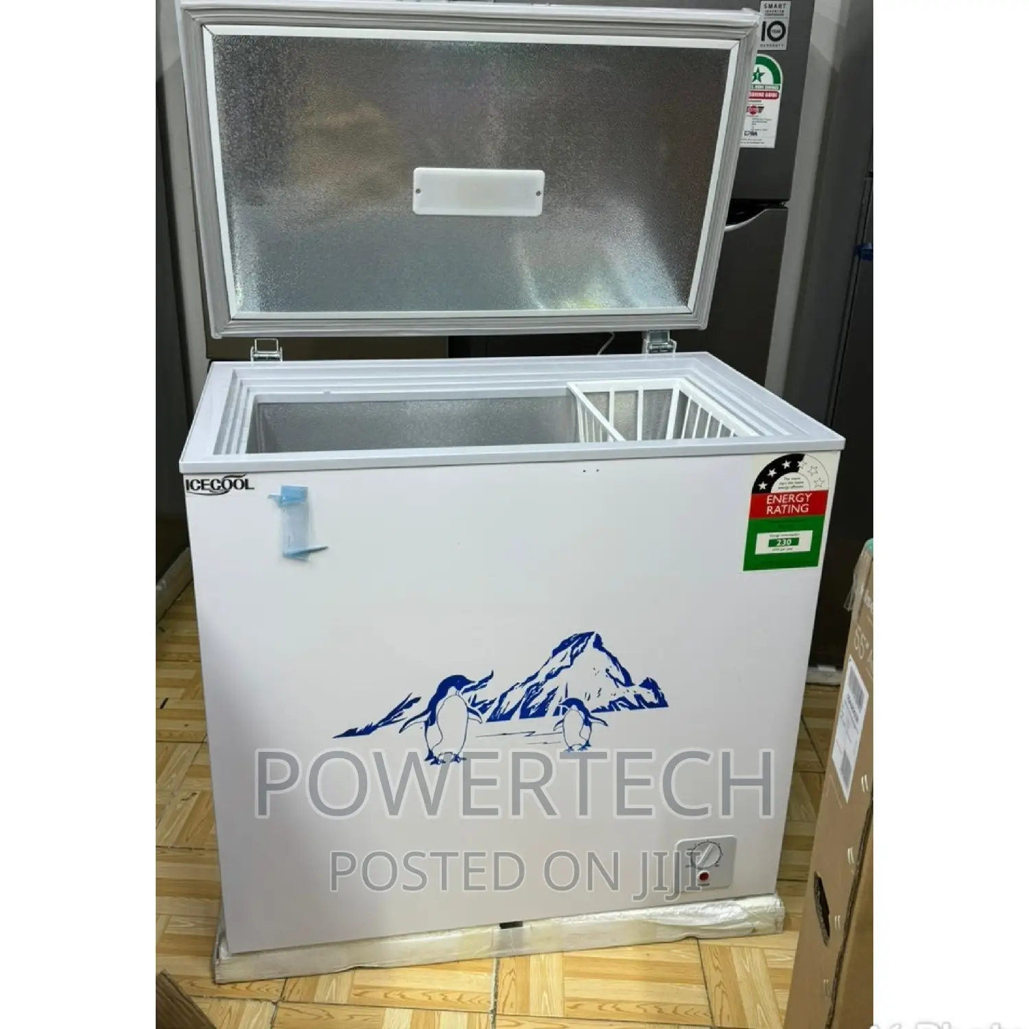 Icecool 169litres Deep Freezer White