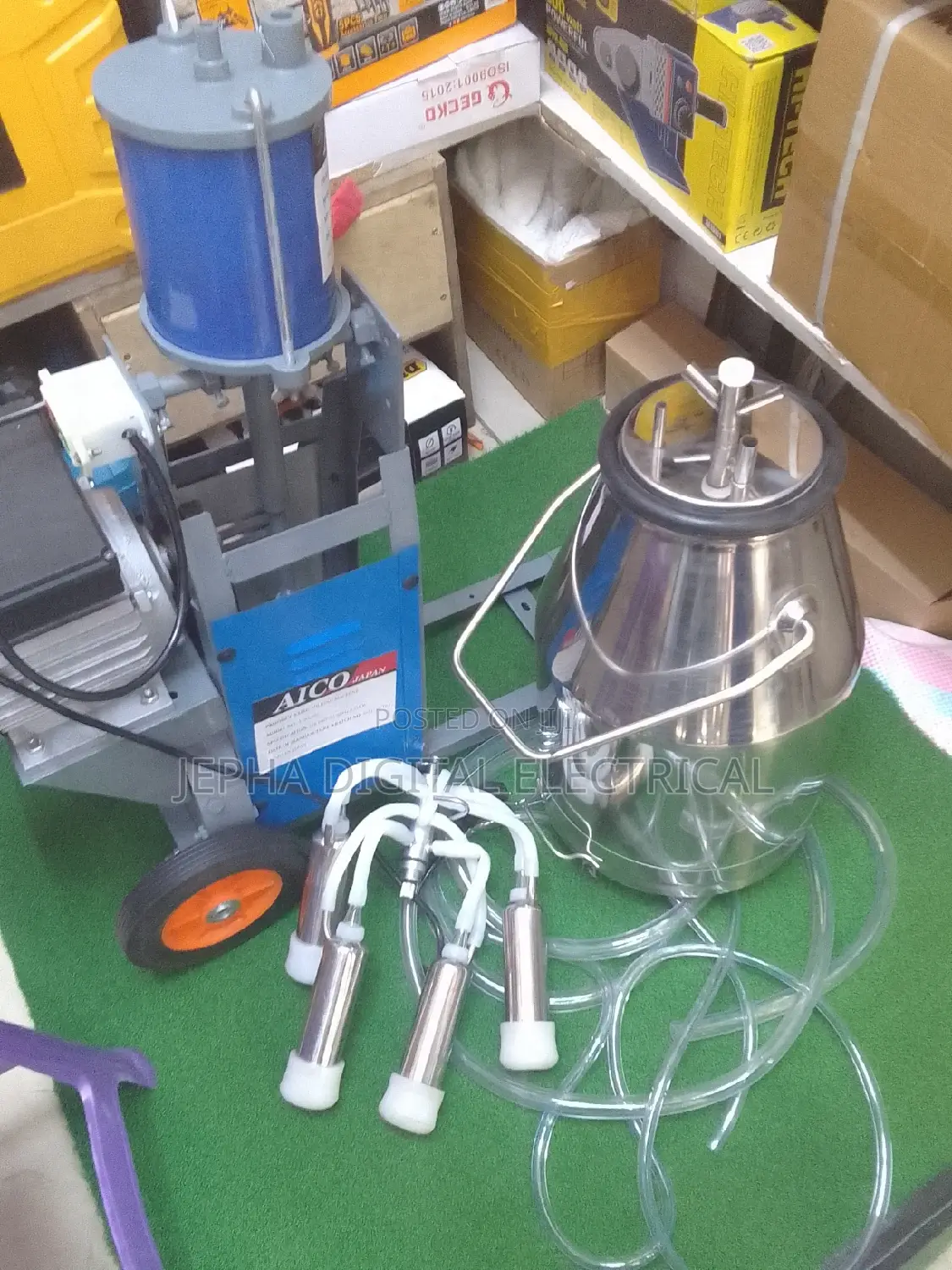 Single Barrel Milking Machine