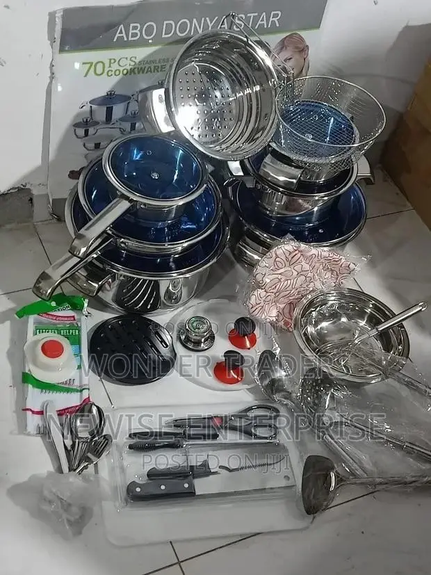 70 PCS Cookware Stainless at 13500