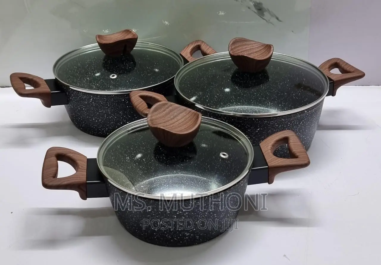 Big Baroly Germany Brand 3pc Size ¤20cm,¤22cm,¤24cm Granite