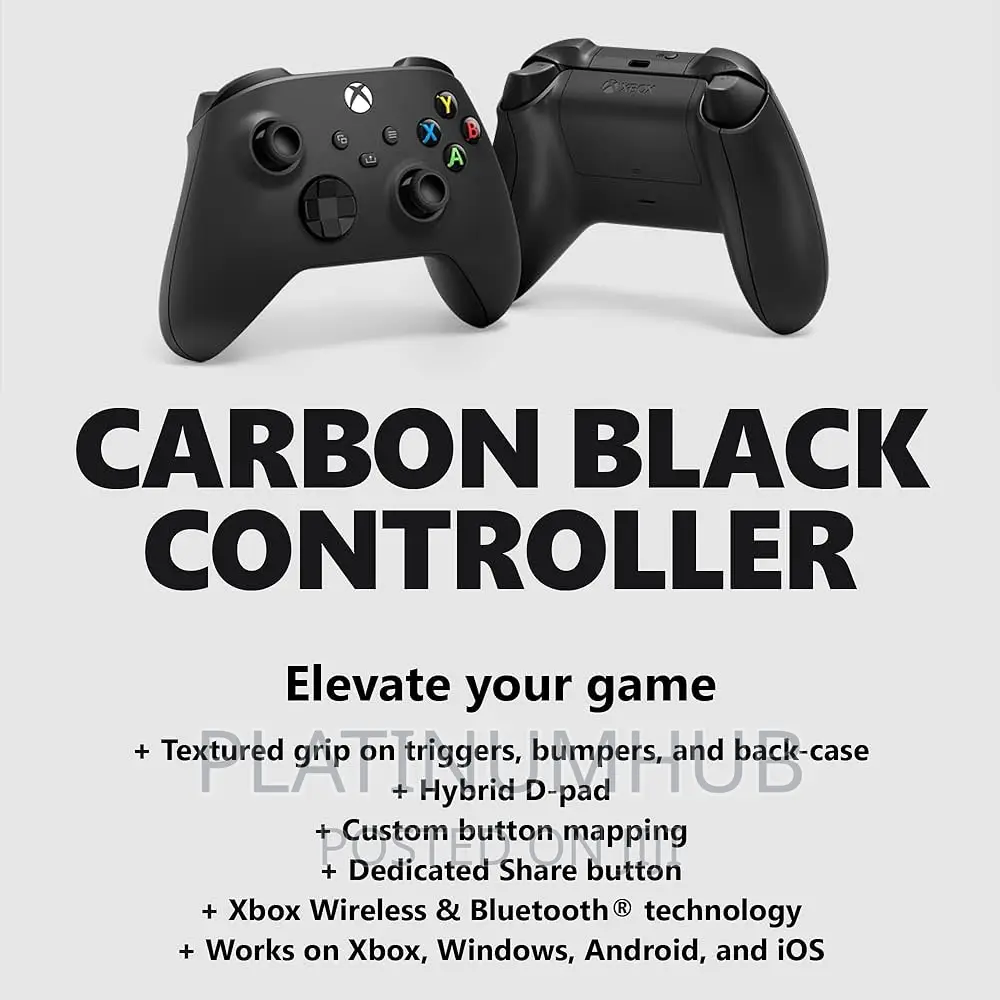 Xbox Carbon Black Pad C6r