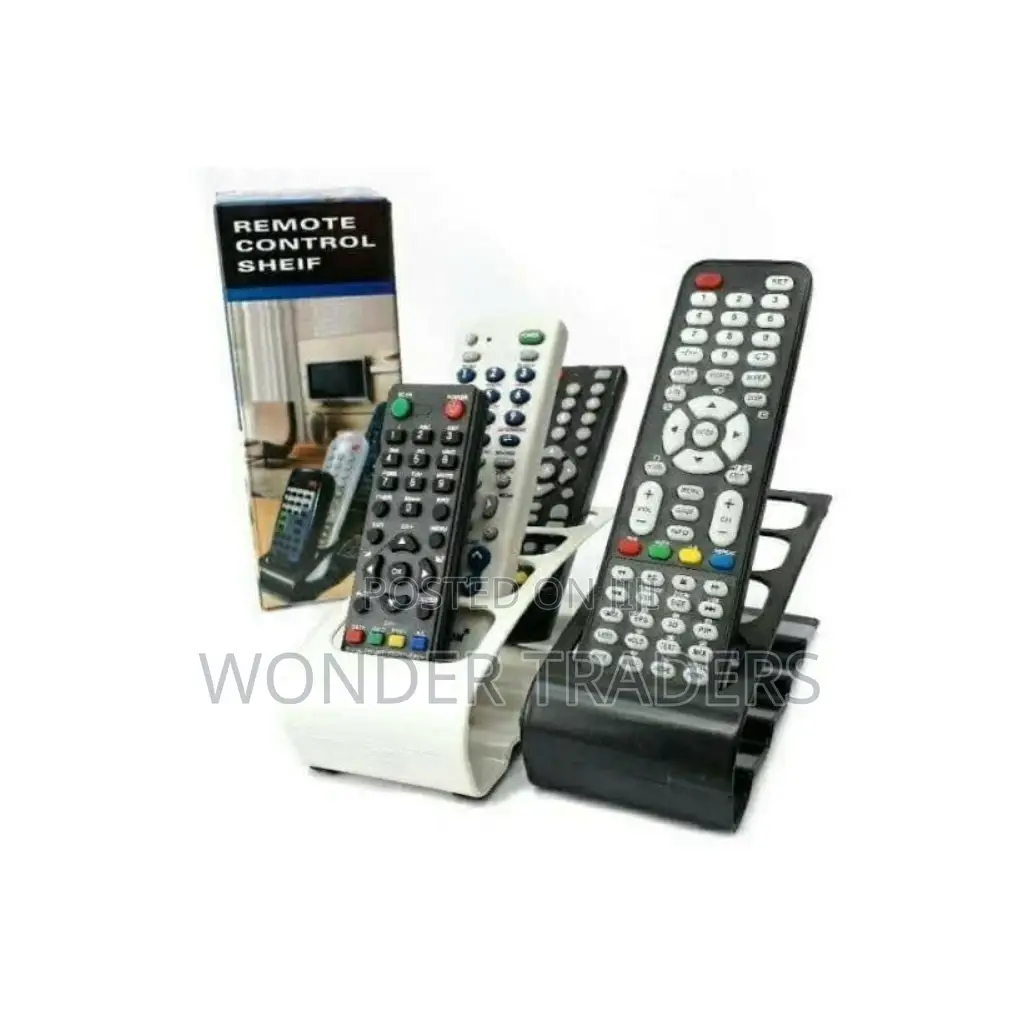 .Remote Orgernizer Red Grey Brown Purple.
