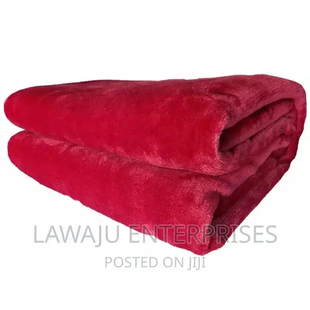 Red Fleece Throw Blanket