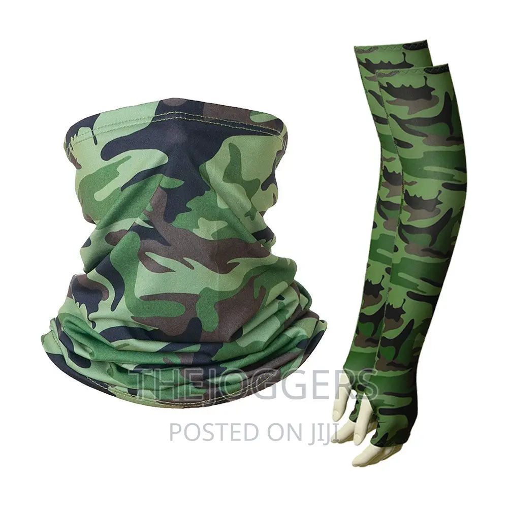 Multicolored Set Sleeves for Sports Jungle Green